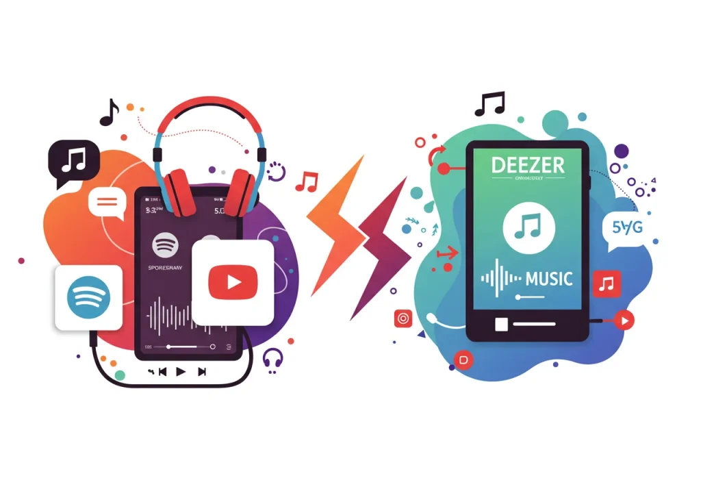 Apps de Música: Spotify vs YouTube Music vs Deezer